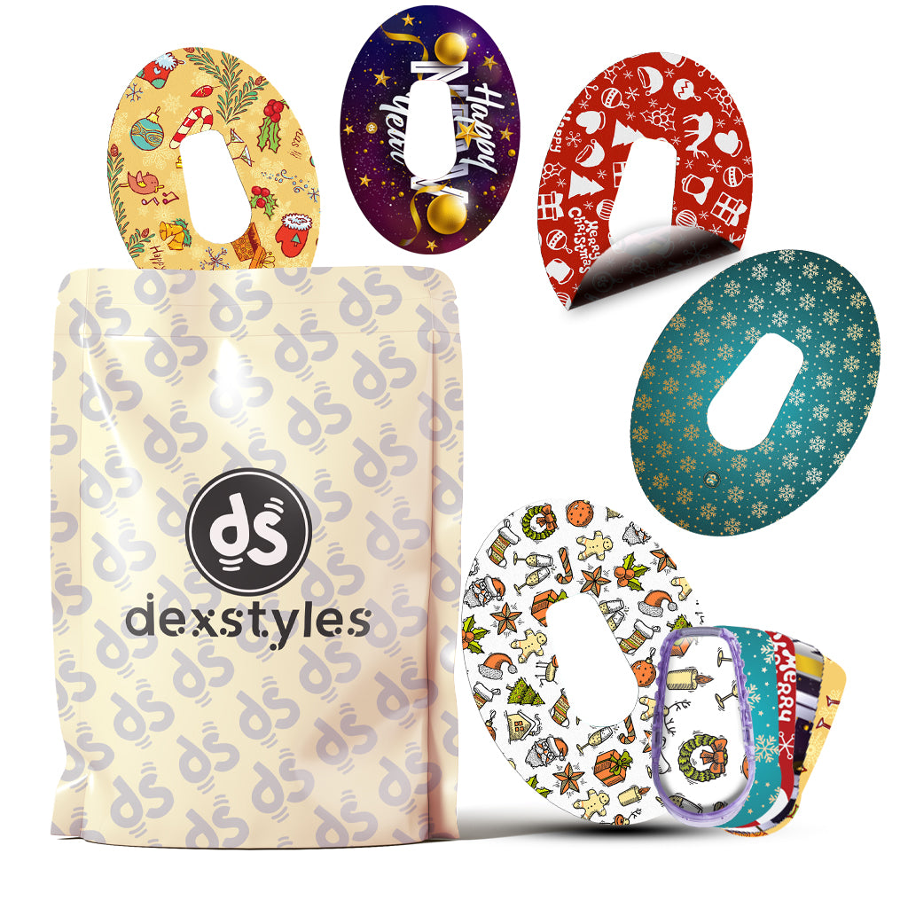 Dexstyles New-year Vibe, Dexcom G-6 Regular patches.