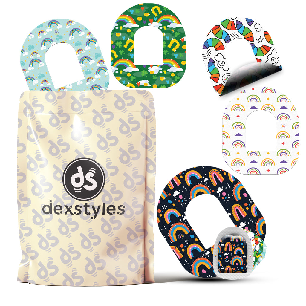 Dexstlyes Skies of Joy Design, Omnipod patch.