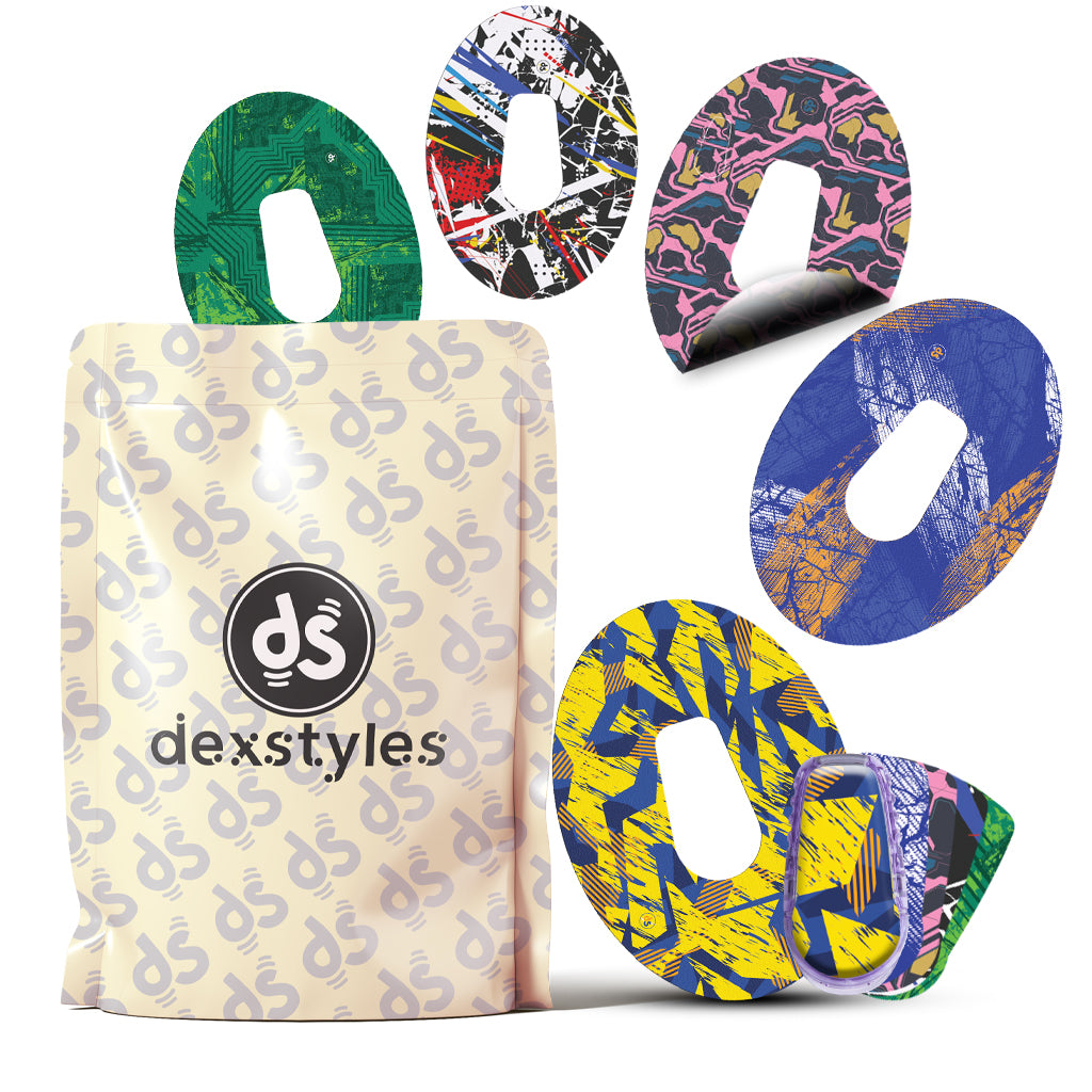 Dexstyles Fottball Fusion design , Dexcom G-6 Regular patches.