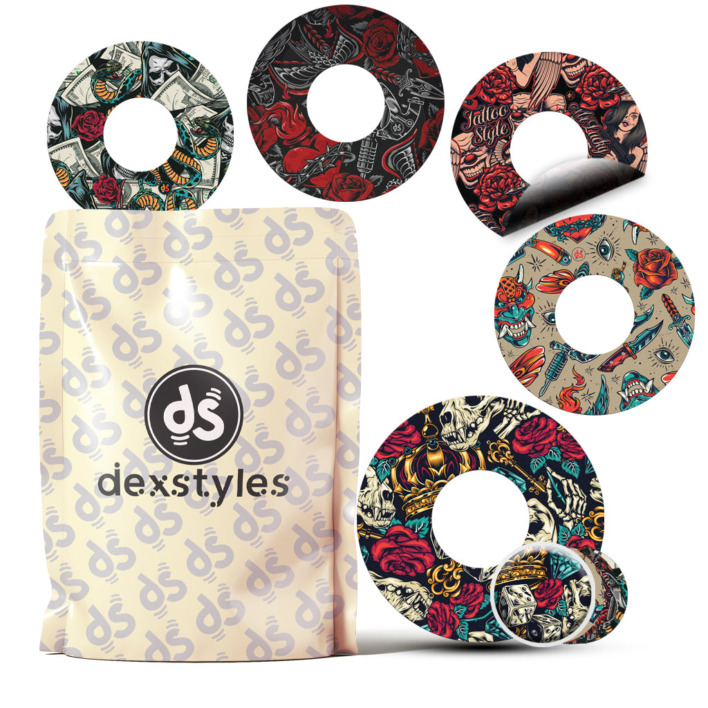 Dexstyles Tatto Tribe design, Libre patches.