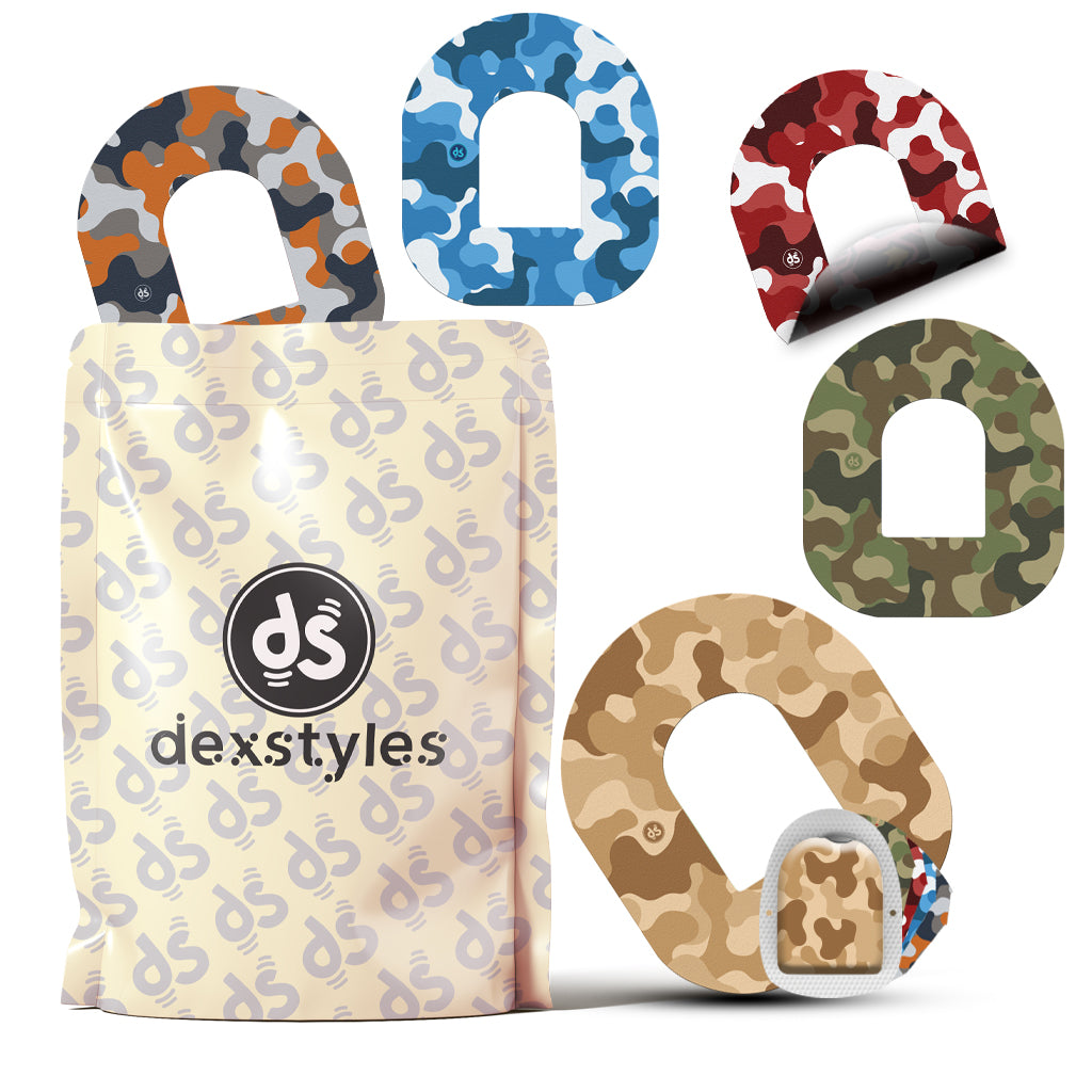 Dexstyles Veteran Vibe design,Omnipod Patches