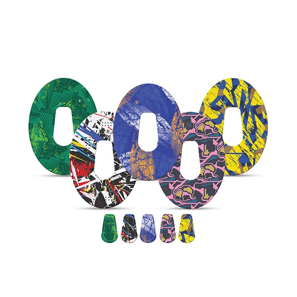 Dexstyles Fottball Fusion design , Dexcom G-6 Regular patches.