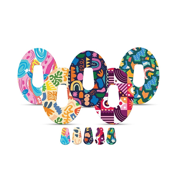 Dexstyles Funy World, Dexcom G-6 Regular patches.