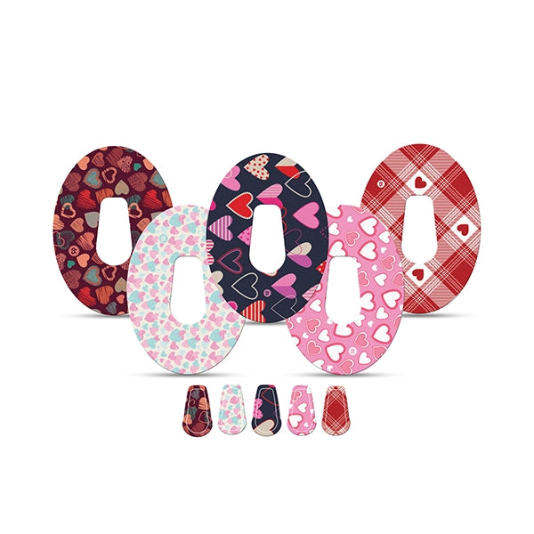 Dexstyles Heart whisper, Dexcom G-6 Regular patches.