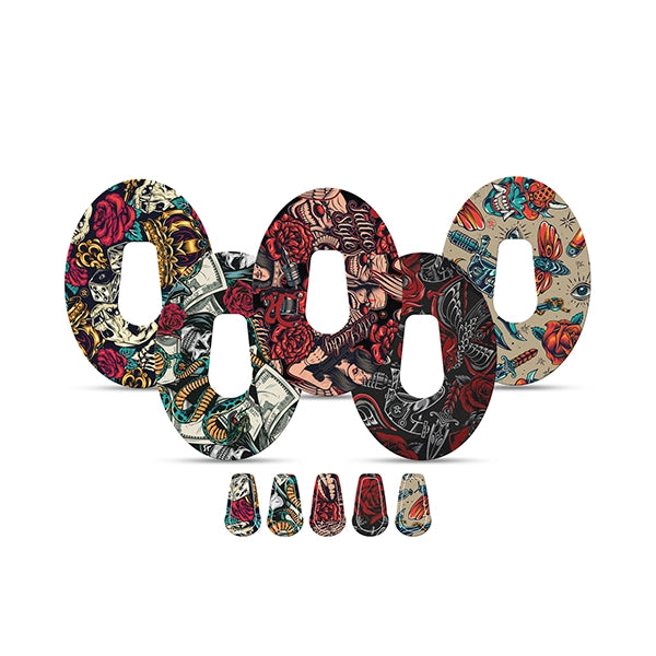 Dexstyles Tattoo Tribe, Dexcom G-6 Regular patches.