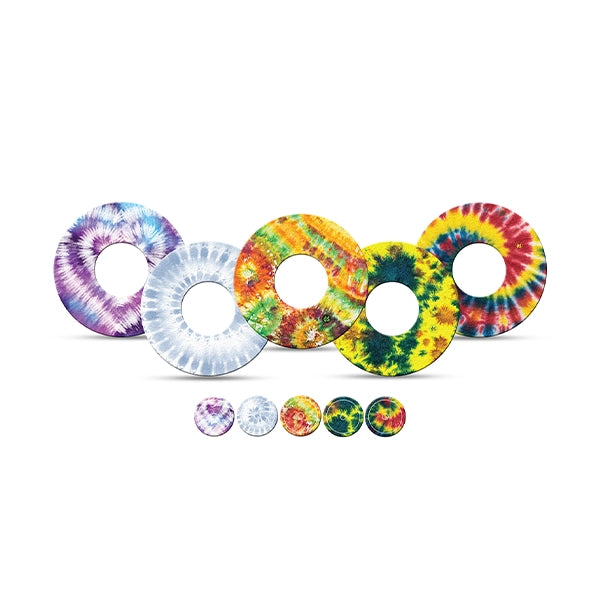 Dexstyles Tie-Dye Burst design, Libre patches.