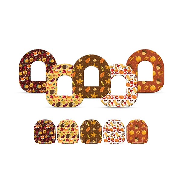 Dexstyles Thanksgiving Vibe design, Omnipod Patches