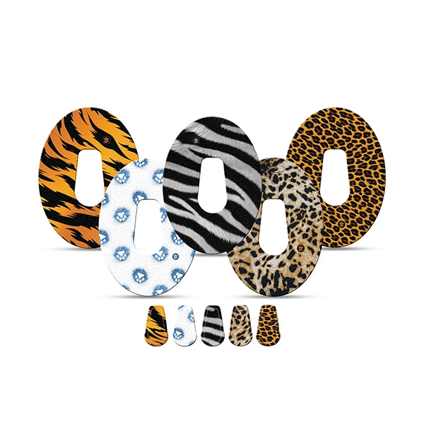 Dexstyles Wiild Skin design, Dexcom G-6 Regular patches.